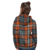 Tartan Orange Plaid Women's Hoodie-grizzshop