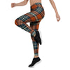 Tartan Orange Plaid Women's Leggings-grizzshop