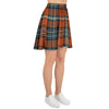 Tartan Orange Plaid Women's Skirt-grizzshop