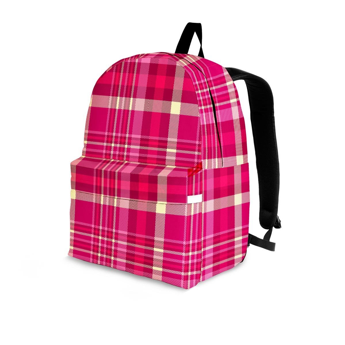 Tartan Pink Plaid Backpack-grizzshop