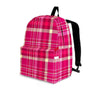 Tartan Pink Plaid Backpack-grizzshop