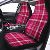 Tartan Pink Plaid Car Seat Covers-grizzshop