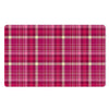 Tartan Pink Plaid Door Mat-grizzshop