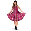 Tartan Pink Plaid Dress-grizzshop