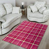 Tartan Pink Plaid Floor Mat-grizzshop