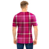 Tartan Pink Plaid Men T Shirt-grizzshop