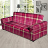 Tartan Pink Plaid Sofa Cover-grizzshop