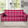 Tartan Pink Plaid Sofa Cover-grizzshop