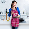 Tartan Pink Plaid Women's Apron-grizzshop