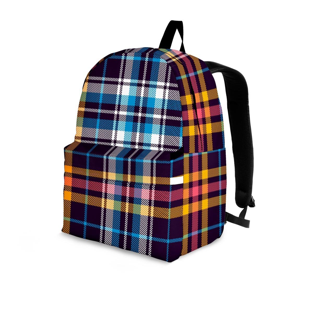 Tartan Plaid Backpack-grizzshop