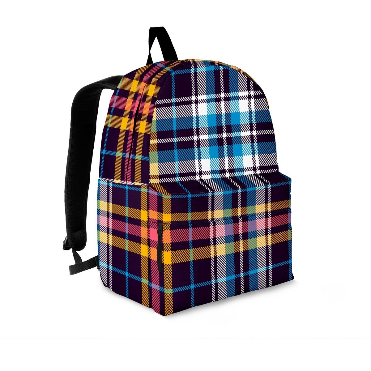 Tartan Plaid Backpack-grizzshop