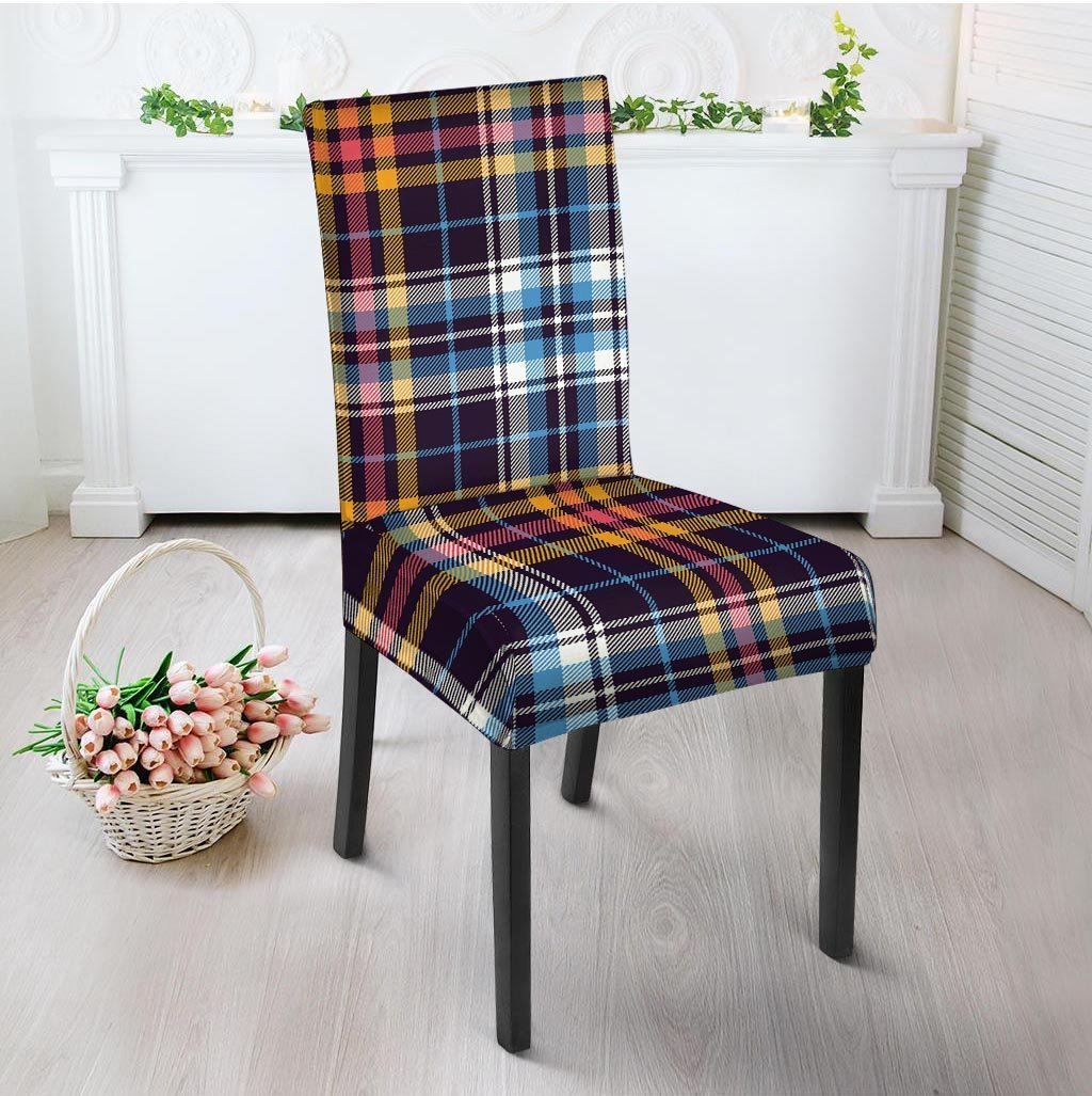 Tartan Plaid Chair Cover-grizzshop