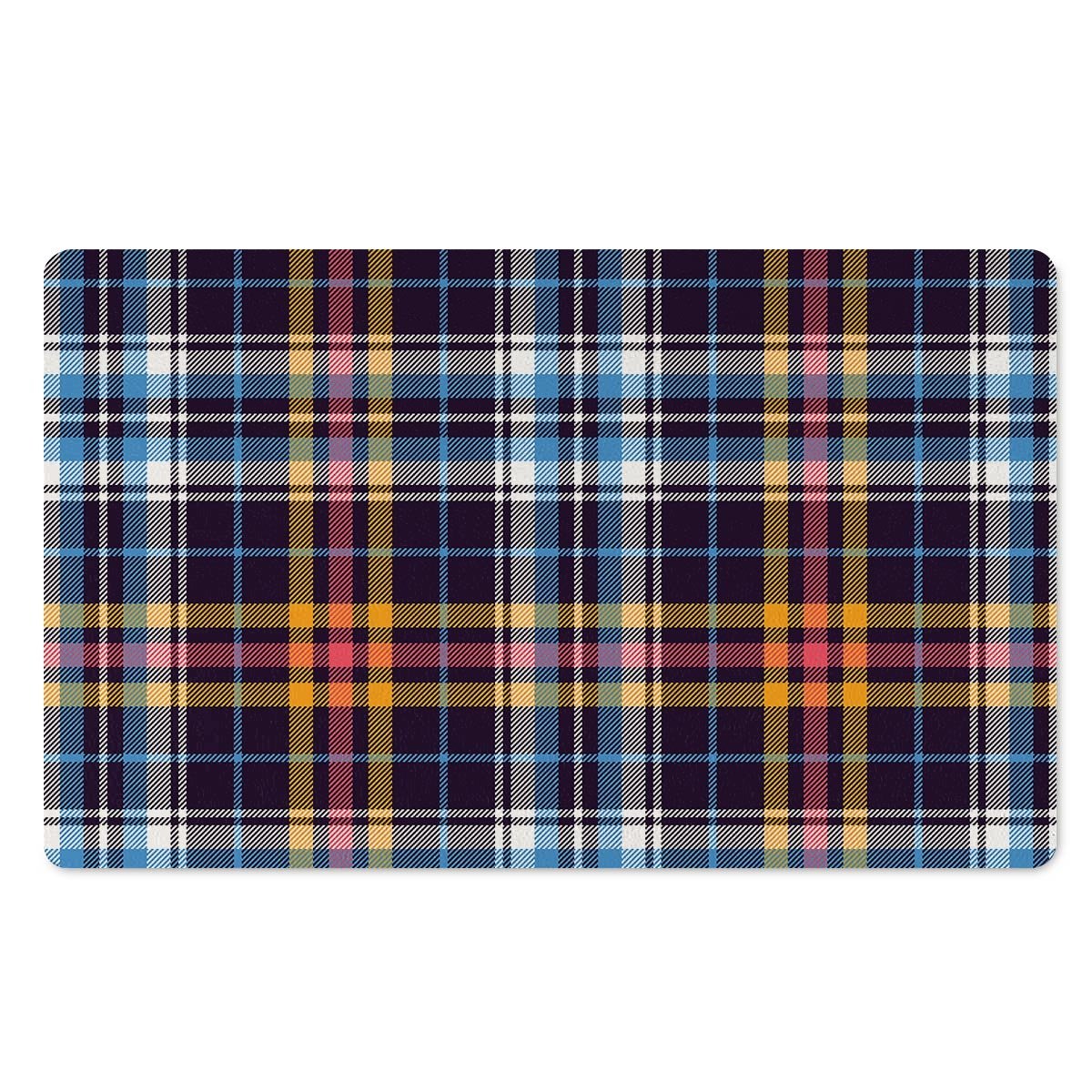 Tartan Plaid Door Mat-grizzshop