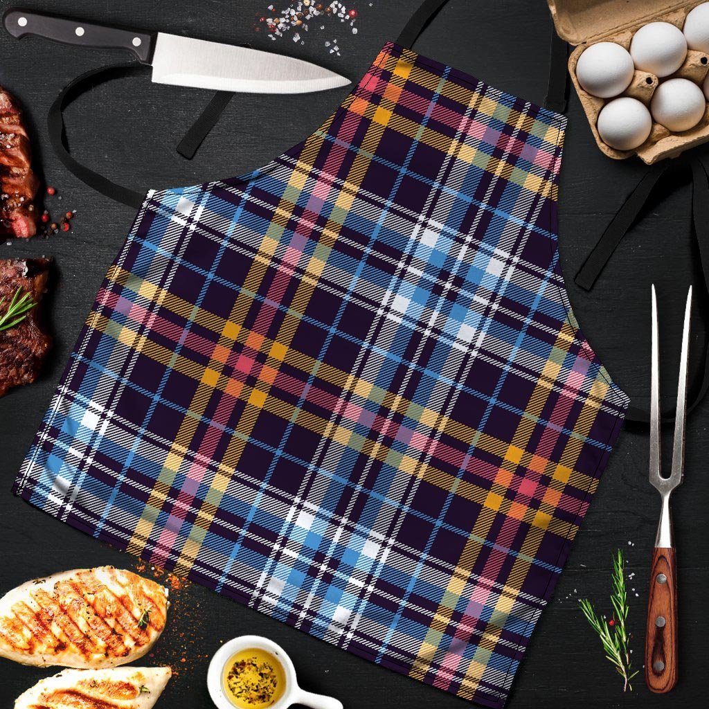 Tartan Plaid Men's Apron-grizzshop