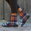 Tartan Plaid Men's Boots-grizzshop