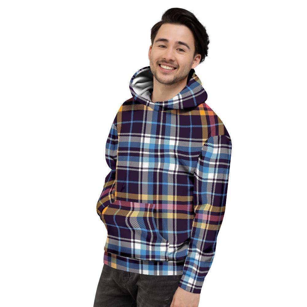 Tartan Plaid Men's Hoodie-grizzshop