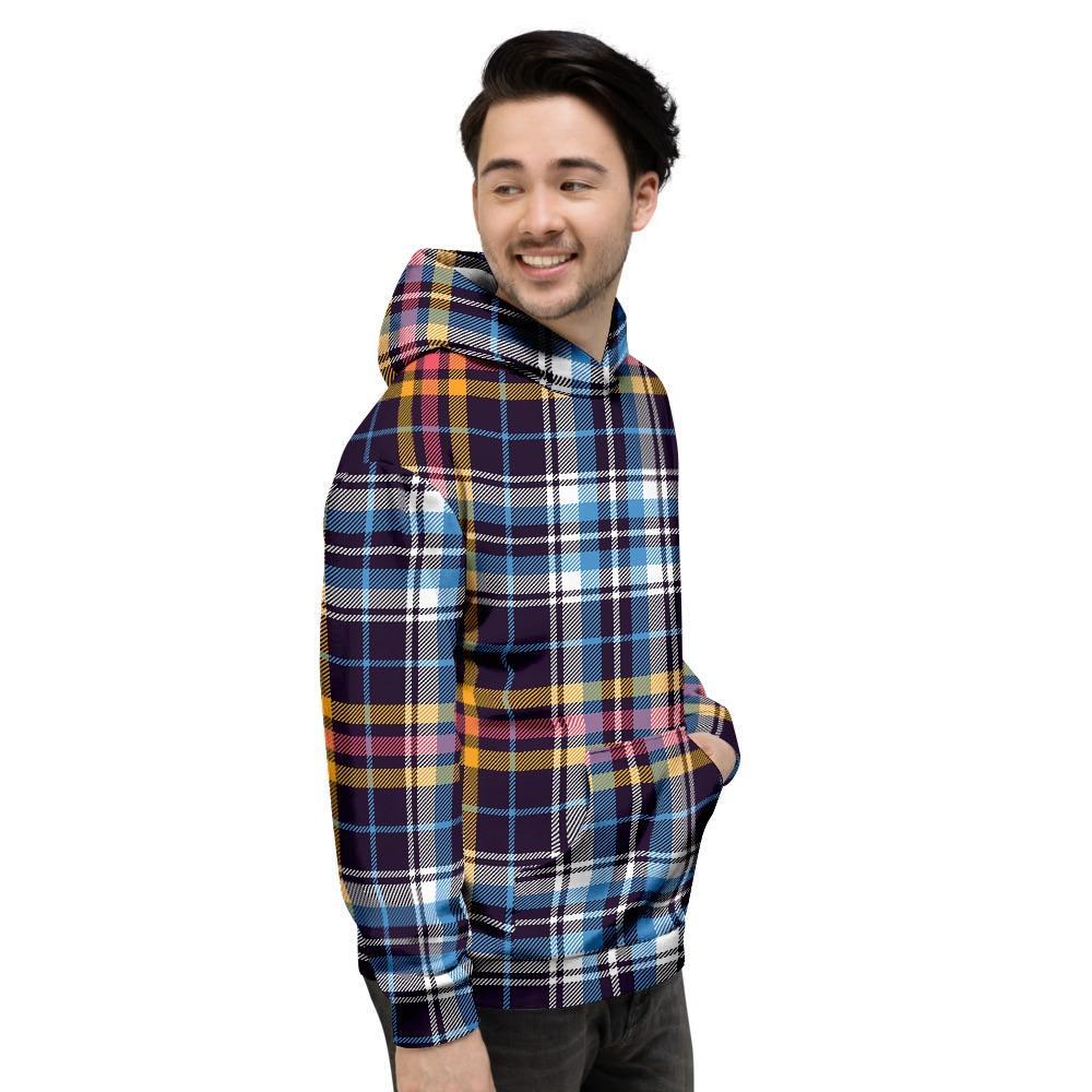 Tartan Plaid Men's Hoodie-grizzshop