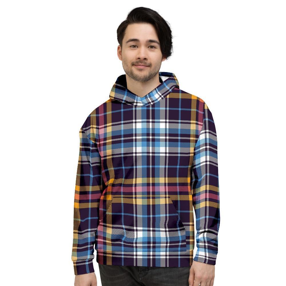 Tartan Plaid Men's Hoodie-grizzshop