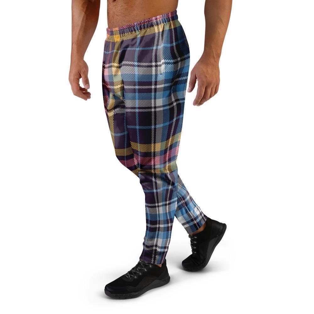 Tartan Plaid Men's Joggers-grizzshop
