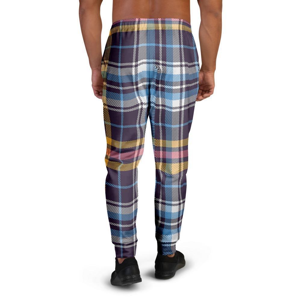 Tartan Plaid Men's Joggers-grizzshop