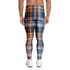 Tartan Plaid Men's Leggings-grizzshop