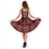 Tartan Plaid Print Dress-grizzshop