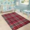 Tartan Plaid Print Floor Mat-grizzshop