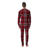 Tartan Plaid Print Men's Pajamas-grizzshop