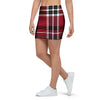 Tartan Plaid Print Mini Skirt-grizzshop