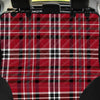 Tartan Plaid Print Pet Car Seat Cover-grizzshop