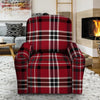 Tartan Plaid Print Recliner Cover-grizzshop