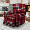 Tartan Plaid Print Recliner Cover-grizzshop