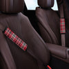 Tartan Plaid Print Seat Belt Cover-grizzshop