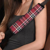 Tartan Plaid Print Seat Belt Cover-grizzshop