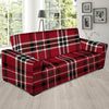 Tartan Plaid Print Sofa Cover-grizzshop