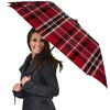 Tartan Plaid Print Umbrella-grizzshop