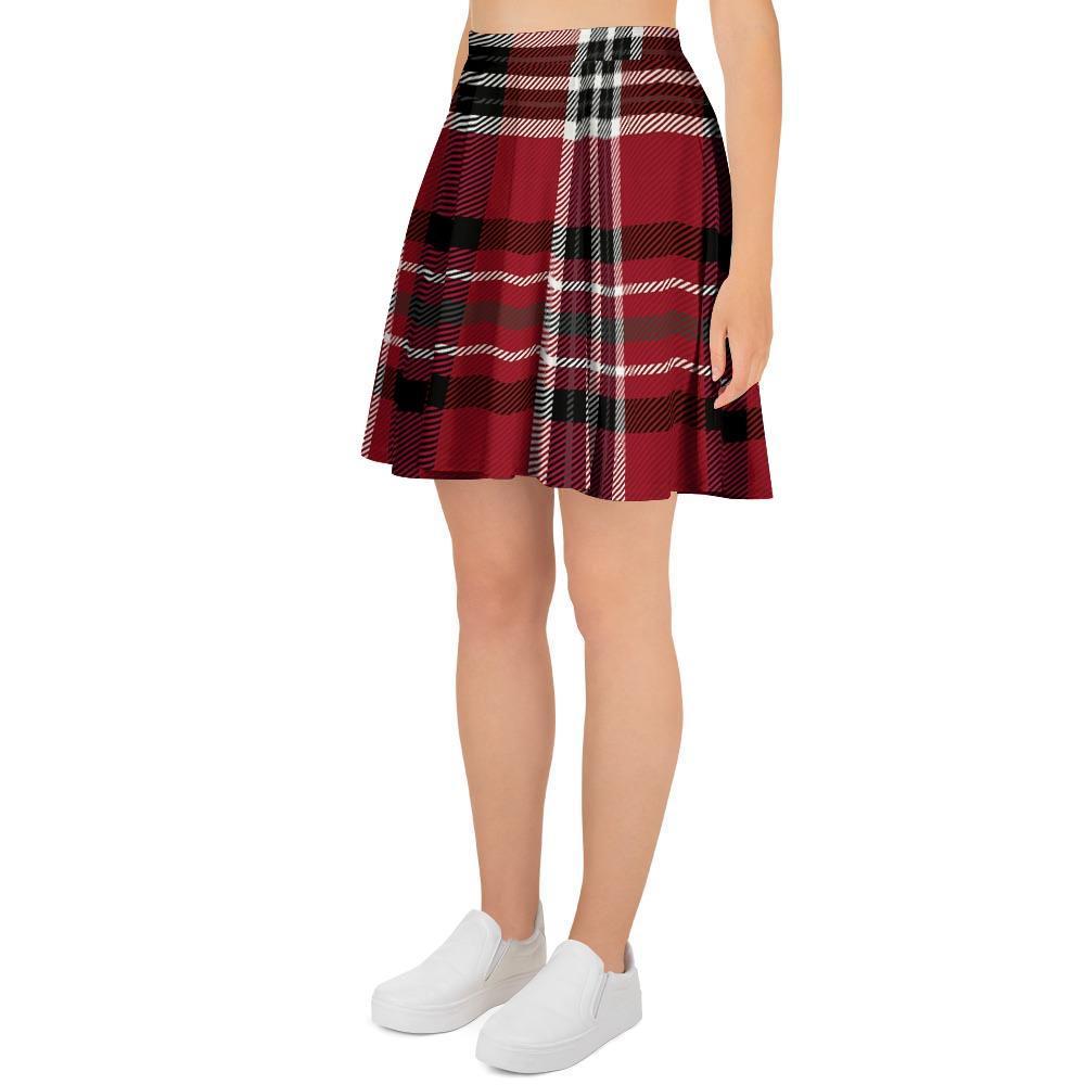 Tartan Plaid Print Women's Skirt-grizzshop