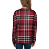 Tartan Plaid Print Women's Sweatshirt-grizzshop