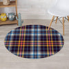 Tartan Plaid Round Rug-grizzshop