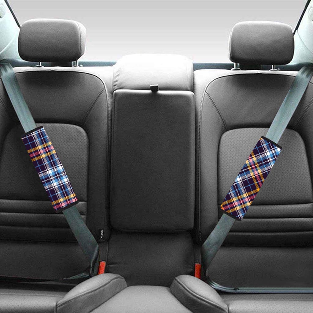 Tartan Plaid Seat Belt Cover-grizzshop