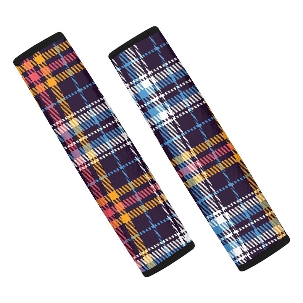 Tartan Plaid Seat Belt Cover-grizzshop