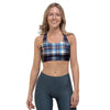 Tartan Plaid Sports Bra-grizzshop