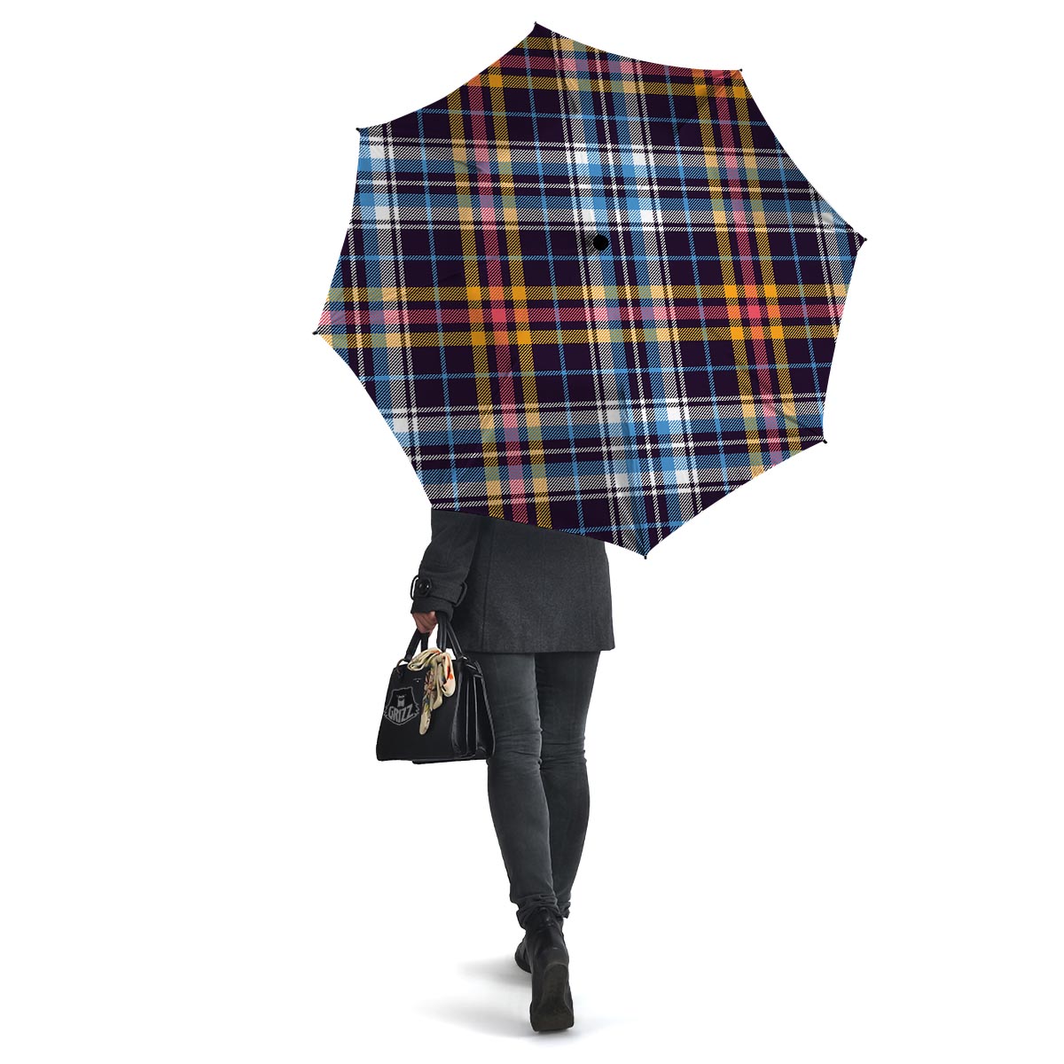 Tartan Plaid Umbrella-grizzshop