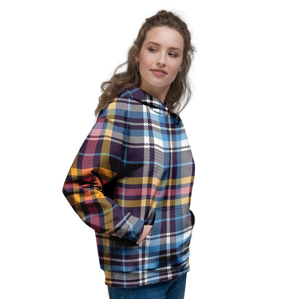 Tartan Plaid Women's Hoodie-grizzshop