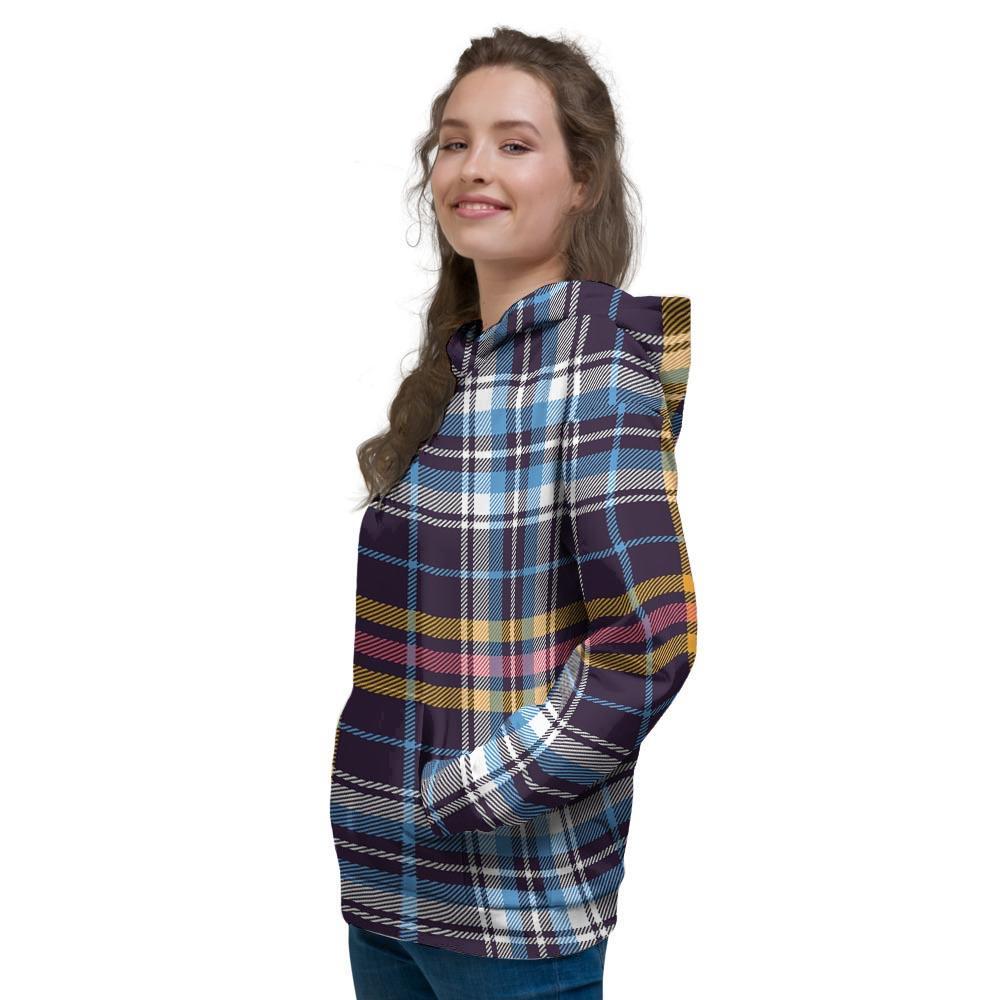 Tartan Plaid Women's Hoodie-grizzshop