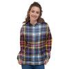 Tartan Plaid Women's Hoodie-grizzshop