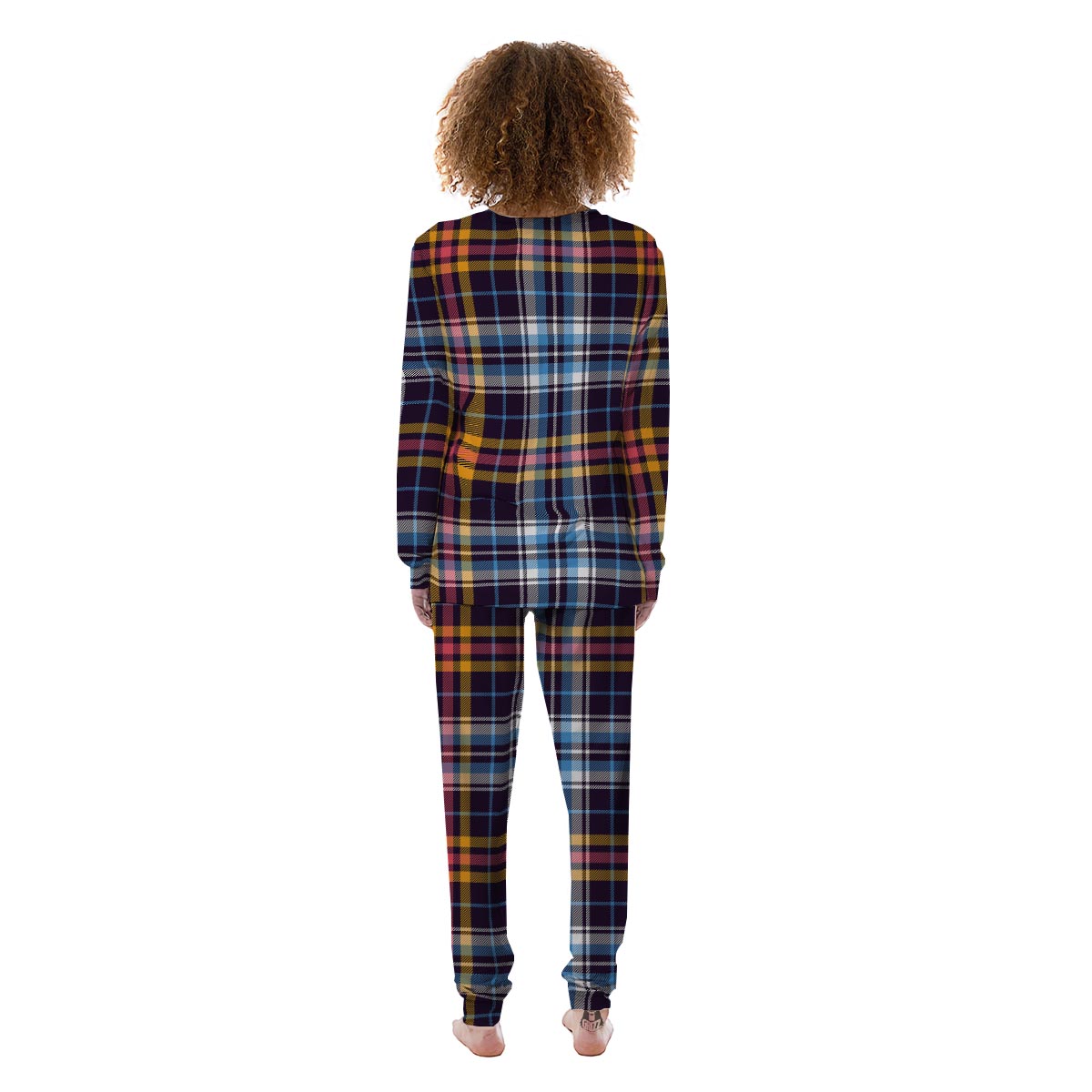 Tartan Plaid Women's Pajamas-grizzshop