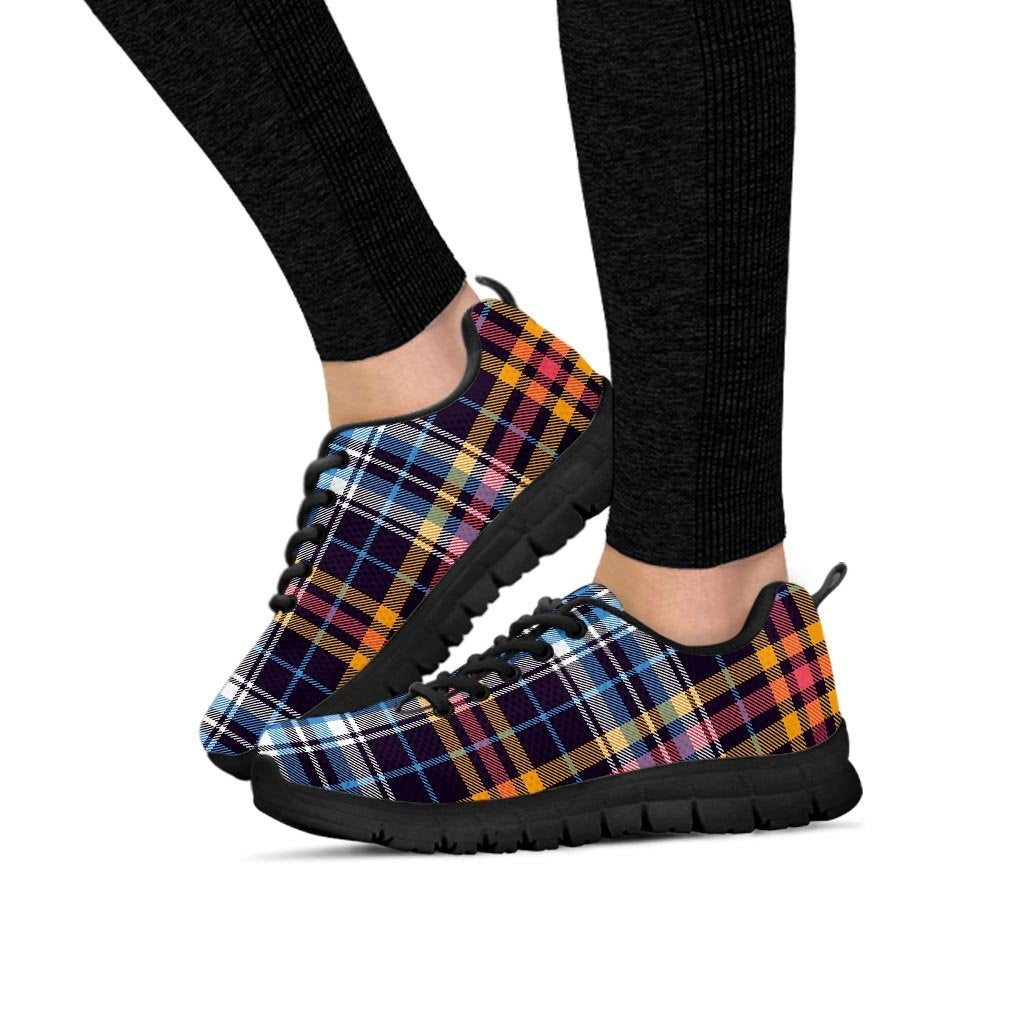 Tartan Plaid Women's Sneakers-grizzshop