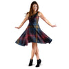 Tartan Print Dress-grizzshop