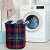 Tartan Print Laundry Basket-grizzshop